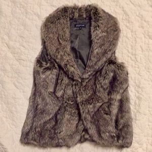 Soft faux fur vest looks like sable